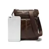 Duffel torebki męskie ramię wysokiej jakości wysokiej jakości torba na vintage Business Messenger Crossbody