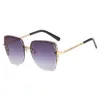 Kleine duftende Metall-Sonnenbrille mit Diamantbesatz, europäischer und amerikanischer Cover-Trend, Damen-Sonnenbrille, hohle Doppelstrahl-Sonnenbrille, df 214