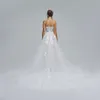 vestito di lusso dalla luce di temperamento della sposa dei fiori freschi della cinghia ST004