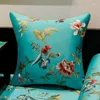 Kussen moderne omslag decoratieve kast Chinees stijl vogel borduurwerk elegante coussin bank stoel