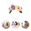 Bandanas Easter Ears Hoofdbanden Dames Hoofdband Bulkpografie Cosplay Cosplay Volwassen bloemaccessoires Girls Hair Flowersear Prop