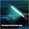 UV -lampor Portable Handheld Sterilizer Germicidal Lamp UVC Desinfektionsutrustning f￶r personlig v￥rd Kontor Drop Delivery Lighting Hol DHBTD