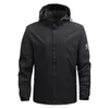 Giacche da uomo per cappotto solido autunno e inverno casual semplice sport tasca con cerniera vestiti da baseball cappotti volanti nell'entroterra