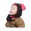 Berets Design Baby Ears Hat Infant Toddler Winter Warm Beanie Velvet Caps For Children Pography Props