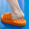 Slippers Summer Home Slippers Thick Bottom Soft Non-Slip Slides Shower Platform Slipper Massage Soles Men Women Cute Bathing Shoes R230208