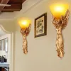 Lâmpada de parede lâmpadas de anjo luzes LED para decoração de arte doméstica arandel
