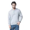 Sweat à capuche masculine Hommes à capuche à capuche détendue à la fermeture à fermeture éclair coupé de poche avant à manches longues Homme d'automne Homme Outwear Casual Hoody 2023