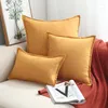 Pillow 60x60 Lotus Leaf Edge Design Nordic Light Luxury Pillowcase Suede Bed Cover Decorative Pillows