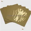 Produits en papier 100Pcs / Lot 12.5Cm Carré Disque CD Sleeve 90Gsm Kraft Dvd Sac Er D Emballage Enveloppes Type Pack Sacs De Noce Fav Dhp46