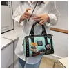 QWERTYUI45 TOTES WOMENS'S FASION 2023デザイナーハンドバッグ大容量旅行肩ピンクブラックグリーン女性バッグ020823H