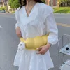 Waist Bags Luxury Female Belt Funny Edamame pack Clutch Fashion Leather Shoulder Crossbody Chest Summer Ladies 230208