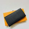 M64319 DOUBLE V-Shaped WALLET Designer Fashion Women Long Flap Wallet Zipped Coin Card Holder Mini Pochette Accessoires Purse Key 266o