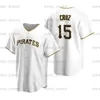 Top Custom 15 Oneil Cruz Jersey 22mccutchen Kevin Newman 10 Bryan Reynolds 21 Roberto Clemente 14 Rodolfo Castro 60 Liover Peguero Willie Stargell Baseball Jerseys