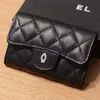 Brand Channel Wallet Designer Cambia Picco di cartoncino per la borsa Pickup Nuova Zero Purse in pelle Caviar Rhombus Key Coin Trade all'ingrosso Spedizione all'ingrosso Spedizione di fabbrica di fabbrica