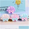 Andere 20 -stcs/lot kawaii harscomponenten shell flatback cabochon plakboeking fit telefoon haar boog verfraaiingen diy accessoires drop d dh8lu