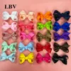 Solid Color Girls Ribbon Hair Bows Alligator Hair Clips Barrettes for Kids Hairpins Hair Accessories 1548