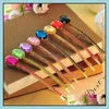 Hair Clips Barrettes Hairpin Korean Gum Elegant Gem Diamond Crystal Box Side Clam The Word Folder Headdress Jewelry Drop Delivery Dhyqu