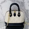 Mini Petit Palais Classic Flower Print Women Totes Bags Relief Handbag Luxurys Designers Shouder Crossbody Bag ￤kta l￤der Messenger Travel Handv￤skor 15x13cm