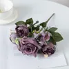 Decoratieve bloemen 3 stks zijden penes Hydrangea herfst bruiloft bruids tuin rozen kerstmuur kransen huis kunstmatig