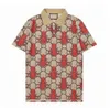 Klasyczna designerska koszula mody Polos z literami High Street Short Sleved T-shirts Summer Casual Tees Tops 5 Style M-3xl