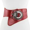 Belts Lady Dress Belt Girls High Elastic Wide Belt Women's Retro Decorative Down Jacket Belts Leather Waist Cover Waistband G230207