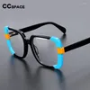 Montature per occhiali da sole 55271 Montatura in acetato di alta qualità Occhiali da vista con colori abbinati Occhiali da vista vintage rotondi di design di marca Oculos De Grau