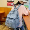 Sacs d'école femmes sac en toile Nylon étanche voyage sac à dos adolescent fille garçon sacs à livres