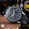 2023 Men's Luxury Quartz Watch Business Fashion six-pin running Second Multi-function Calendar Waterproof Watch Belt Watches