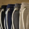 Shorts pour hommes 5K006 poids lourd été homme japonais Streetwear tricoté coton couleur unie cordon taille moyenne loisirs mâle pantalon Y2302