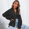 Women's Jackets Ladies Corduroy Jacket Pocket Shirt Fashion Loose Casual Button Cardigan Mid-length Autumn Style 2023