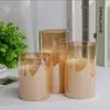 Simulation Flickering Flameless Candles Battery Operated with Remote Led Pillar Candles for Home Decor