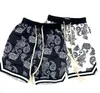 Men's Shorts 2023 Summer Harajuku Men Bandana Pattern Fashion Hip Hop Men's Brand Short Pant Bottoms Elastic Wais Man Casual Pants