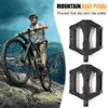 Cykelpedaler som bär vikbar cykelpedal Anti-Slip Pedals Portable Reflective Sheet MTB Bike Waterproof Cycling Elements 0208