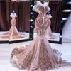 Party Dresses Chic Beads Evening abiye Wedding Royal Vintage Mermaid Crystal Customized 230208