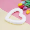 Party Decoration Heart Wreath Styrofoam Craft Polystyrene Ring Rings Hearts Shape Floral Diy Christmas Shaped Crafts Shapes Ornament Forms