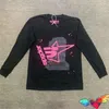 Männer Hoodies Designer Schaum Gedruckt Spinne Hoodie Männer Frauen Qualität Digital Rosa Grafik Sp5der Sweatshirts Young Thug Pullov2334