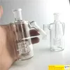 Tjock Pyrex Glass Bong Ash Catcher med 14mm Mini Bubbler Ash Catchers Clear Glass Water Ashcatcher