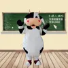 Halloween Furry Suit Cow Mascot Costume Cartoon Animal Character Outfits Suit Adults Size Christmas Carnival Party Outdoor Outfit Advertising Suits