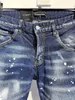 DSQUARE JEANS D2 DQ JEANS MEANS MEANS MENS LUXURY DESIGNERJEANSスキニーリッピングクールな男因果ホールデニムファッションブランドフィットジーンズMEN WA NFM