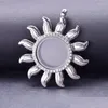 Charms Sun Glass Pendant Locket Alloy Rhinestone Openable Lockets Floating Lockets لمجوهر