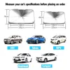 Automotive interior Car parasol Car Windshield Cover UV Protection Sun Shade Front Window Interior Protection car accessories