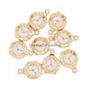 Charms 10/20/50Pcs Arrival Oil Drop Cute Clock Enamel Alloy Pendant Fit Necklaces Bracelets Diy Jewelry Accessoriescharms Dhgzl