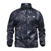 Kurtki mężczyzn Summer Bomber Camuflage taktyczny pieczęć skóry przeciwsłoneczna Wodoodporna Comabt Camo Płaszcz Otwarty Windbreaker Mężczyzna 230207