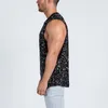 Tanques masculinos tops masculinos algodão oneck sem mangas muscleguys letra singlets gráficos de verão