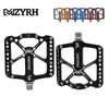 Bike Pedals MZYRH V11 Bicycle Pedals Ultralight 3 Bearings Cycling Aluminium Alloy MTB Pedals Flat Pedal Waterproof Bicycle Pedal 0208