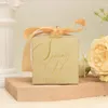 Cadeau cadeau Creative Candy Box Faveurs de mariage et cadeaux Saint Valentin Champagne Gold Party Fournitures Goodie Sacs Bow