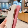 Fashion Designers Phone Cases With Card Holder for iphone 15 14 13 Pro Max i 12 11 XS XR X 8 7 plus Luxury Back Cover Shockproof Hard Textile Protection Coque Shell