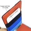 Wallets Bifold Cow Leather Slim Short Wallet Money Clip Para Carteras Card Bank ID Holder Clamp Bag With Elastic Band Clutch Purse