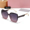 2023 Zonnebrillen voor dames designer ronde glazen metalen frame 4915 UV400 vintage zonnebrillen voor mannen en vrouwen