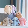 30 cm Plush Rabbit Toy Festly Long Ear Easter Bunny Doll fylld bomullsdjur Toys Throw Sofa Dolls Ornament Kids Birthday Present BB0208